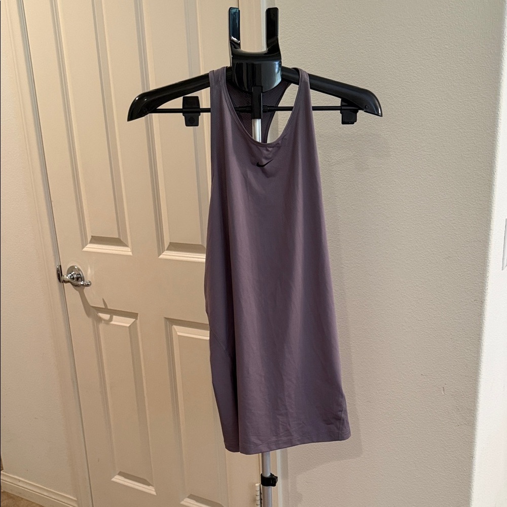 Nike Women's Racerback Tank Top in Dusty Plum